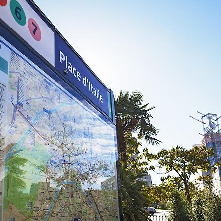 פריז Hotel De La Place Des Alpes מראה חיצוני תמונה