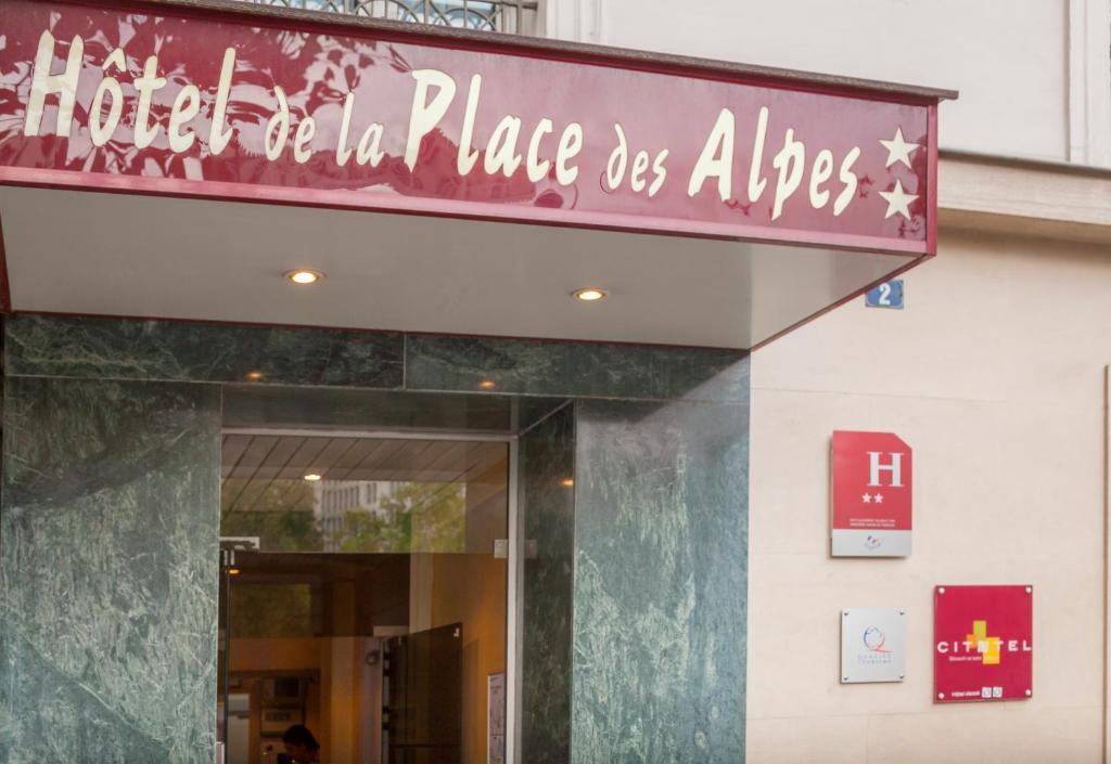 פריז Hotel De La Place Des Alpes מראה חיצוני תמונה